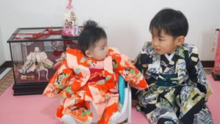 【子どもの着物】赤ちゃんから3歳くらいまで着られる「おでんち＋