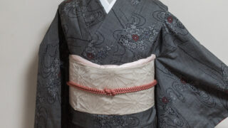 本場大島紬】証紙あり・正絹・川口絹織物・袷・裄68㎝・美品 | キモノ